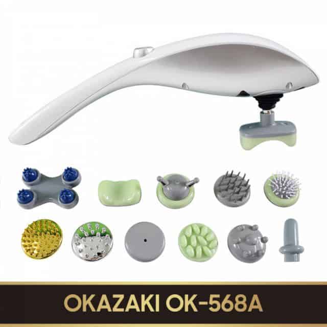 Hình ảnh nổi bật của Máy mát-xa cầm tay 11 đầu OKAZAKI (OK-568A)